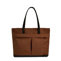 Sac fourre-tout imperméable Urban Core pour ordinateur portable pour femme avec fermeture éclair, sac à main quotidien avec poches, pochette pour ordinateur portable 16 pouces