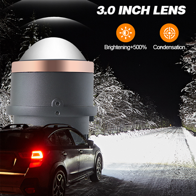 projector fog lamp tricolour 3 inch