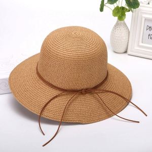 Women Summer Floppy Casual Folding Breathable Cool Grass Korean Large Brim <b>Straw</b> <b>Hat</b> - Product Image 3