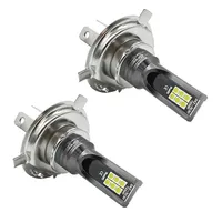 1 Buah Bohlam Led 6W Super Terang H4 H7 Lampu Depan Mobil Sepeda Motor H1 H3 H8 H9 H11 Lampu Kabut Otomatis 9005 9006 HB3 HB4 Lampu