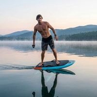 Planche de surf électrique hydrofoil en fibre de carbone 8000W sans balais, télécommande sans fil longue portée pour la location de sports nautiques