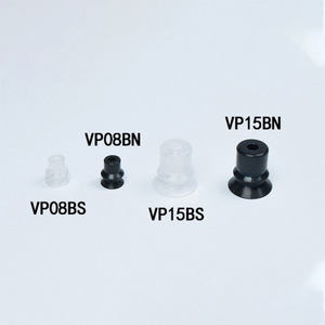 Ventosa de vacío VP08BS VP15BN de 8 mm con fuelle suave de doble borde, almohadilla manual neumática industrial mecánica - Product Image 1