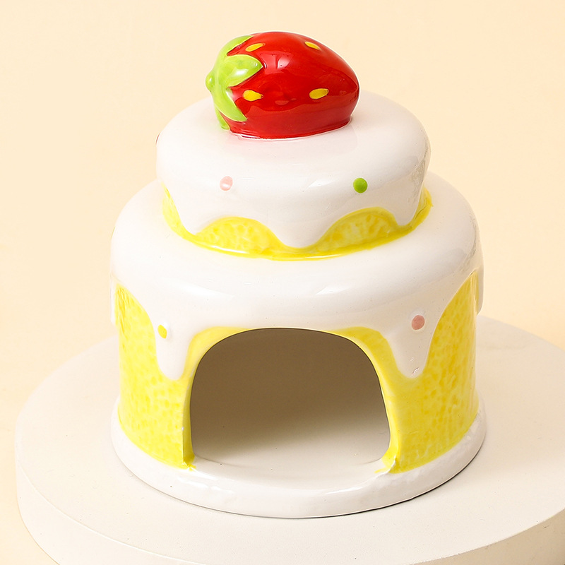 Gâteau double couche jaune