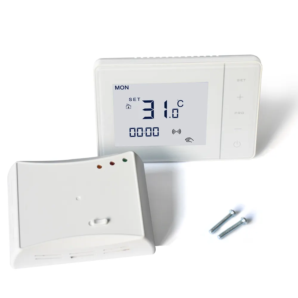 Termorregulador digital programável sem fio HY01RF termostato digital para caldeira, piso quente, aquecimento de água controlado