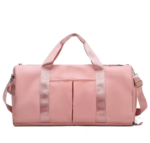 Custom Color Dry Wet Sport Duffel <strong>Holdall</strong> Training Yoga Travel Overnight Weekend Shoulder Tote Gym Bag with Shoe Compartment - Product Image 2