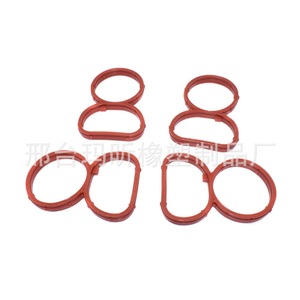 Bmw Intake Swirl Valve <b>Plug</b> Kit 11617801438 For N47 Engine Red <b>Rubber</b> Seal Gasket - Product Image 2