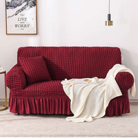 Housse de canapé en fil de mousse respirant et doux, très extensible, durable, lavable en machine, protection de meubles pour salon