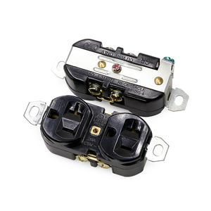 <span class=keywords><strong>Presa</strong></span> a Muro Certificata UL Nera Americana 5-20 20A 125V <span class=keywords><strong>Presa</strong></span> <span class=keywords><strong>Doppia</strong></span> - Product Image 2