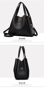 Nouveau design, sacs à bandoulière en cuir pour femmes, grande capacité, sacs à main pour femmes, sacs fourre-tout vintage en cuir PU pour femmes - Product Image 4