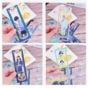Marque-page Kpop en PVC transparent personnalisé, réutilisable, avec motif <span class=keywords><strong>de</strong></span> dessin animé, pour film photographique, fabriqué en usine - Product Image 5