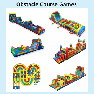 Circuito de Obstáculos Inflable Interactivo, Tipo Casa de Brinco para Adultos, Resistente para Exteriores, de Grado Comercial, PVC Impermeable - Product Image 5