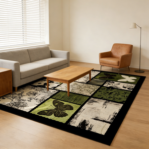 Alfombra Vintage 2026, Alfombras Lavables, Alfombras para Sala <span class=keywords><strong>de</strong></span> Estar, Alfombra Grande Resistente a las Manchas para Sala <span class=keywords><strong>de</strong></span> Estar y Dormitorio - Product Image 2