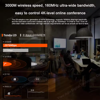 Nouveau Tenda I29 AX3000 Wi-Fi 6 AP PoE Gigabit Point d'Accès 2,4GHz 5GHz 1000Mbps Routeur Wi-Fi Réseau Bi-Bande Sans Fil