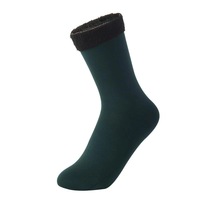 Chaussettes d'hiver épaisses en velours pour femmes, idéales pour la neige et la maison, chaussettes longues et chaudes pour l'intérieur