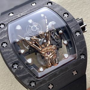 <span class=keywords><strong>Orologio</strong></span> Meccanico di Lusso con Tourbillon a Vista 066, Movimento Scheletrato, Cassa in Fibra di Carbonio, <span class=keywords><strong>Orologio</strong></span> <span class=keywords><strong>da</strong></span> <span class=keywords><strong>Collezione</strong></span> <span class=keywords><strong>da</strong></span> Uomo - Product Image 1