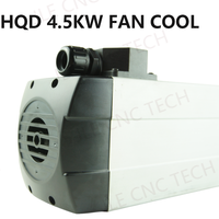 Motor Spindle CNC JLE Hqd 4.5kw Berpendingin Udara Gdf60-18z 4.5 380v 220v 18000rpm Er32 300hz 6.11hp untuk Mesin Router Kayu, Bubut, dan Milling