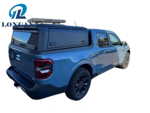 Robusta Copertura in Lega di Alluminio per Pickup a Doppia Cabina, Rimovibile, con Finestrini Scorrevoli Bloccabili e Barre sul Tetto - Product Image 6