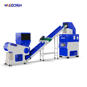 Low Noise Single Shaft Scrap <b>Plastic</b> Bottle <b>Container</b> Dry Electric Automatic Small Shredder Granulator - Product Image 3