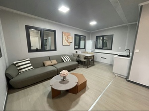 Container Khung nhà biệt thự nhà sang trọng lớn prefab nhà chi phí thấp 2 phòng ngủ prefab + Nhà tiền chế - Product Image 3