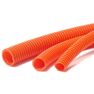 Fil Flexible nylon ondulé Tube en plastique fendu