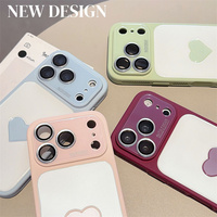 Funda para Teléfono Móvil con Diseño de Corazón y Disipación de Calor para iPhone 18 Pro Max 17 16 15 14 13, Carcasa Antigolpes con Protector de Lente