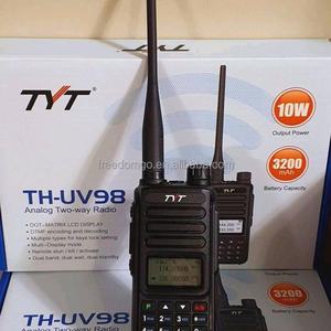 Pour TH-UV98 10W VHF/UHF Ham pour émetteur-récepteur avec écran LCD à matrice de points, batterie 1000-1500mAh, résistant à l'eau IPX-1 - Product Image 6