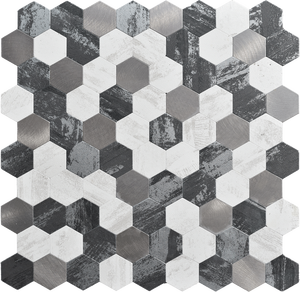 Azulejos hexagonales de metal <span class=keywords><strong>3d</strong></span>, novedad, oferta - Product Image 5