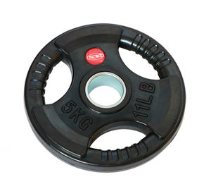 Wholesale Barbell <strong>Weight</strong> <strong>Plates</strong> <strong>Rubber</strong> <strong>Coated</strong> 3 Holes - Product Image 1