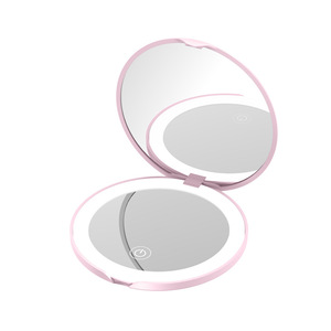 <span class=keywords><strong>Specchio</strong></span> <span class=keywords><strong>Portatile</strong></span> Mini per <span class=keywords><strong>Trucco</strong></span> <span class=keywords><strong>con</strong></span> LED, Ricaricabile USB, Pieghevole, Doppio Lato, <span class=keywords><strong>Specchio</strong></span> Cosmetico Tascabile Rotondo HD per Signore, Donne e Ragazze - Product Image 1