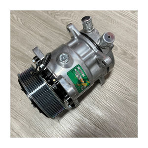 SD5S11 8PK 12v标准R134A自动交流空调压缩机适用于Sanden 5S11挖掘机通用空调交流压缩机 - Product Image 1