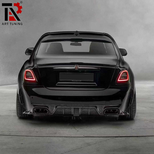 مجموعة كاملة من ألياف الكربون طراز MSY طقم هيكل لفات رويس عاصفة الجيل الرابع شفة جناح أمامي ، ناشر خلفي شفاه وتنورات جانبية - Product Image 6