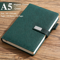 Carnet en cuir PU A5 avec logo personnalisé, porte-stylo, journal en daim, 240 pages, agenda, cadeau de bureau, bloc-notes exécutif