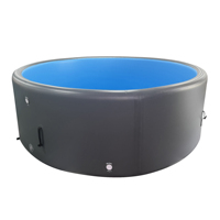 Piscine gonflable ronde en gros pour usine, durable, avec technologie Drop-stitch, pour le plaisir aquatique familial en extérieur dans la cour