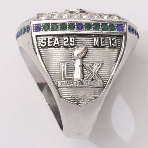 Custom Rhinestone 2026 Seattle Seahawks LX Championship <strong>Ring</strong> Bling <strong>Crystal</strong> Men's Fan Gift - Product Image 3