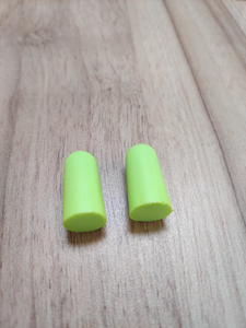 Tapones para los oídos de espuma de PU naranja de rebote lento desechables WELTA CE EN352 37dB SNR ANSI S3.19 NRR32dB, paquete de 2 pares en bolsa OPP. - Product Image 4