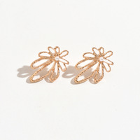Anting Tusuk Motif Bunga Matahari Bulan Gaya Eropa Amerika, Desain Unik, Vintage, Mutiara Imitasi, Lingkaran, Paduan Logam, untuk Wanita