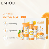 LAIKOU OEM ODM OBM Vente en gros directe usine – Ensemble hydratant de nettoyant, tonique et crème contour des yeux à la vitamine pour enfants et femmes
