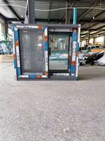 Ventanas Corredizas Horizontales de Aleación de Aluminio con Rotura de Puente Térmico, Doble Acristalamiento de Vidrio Templado, Plegables e Integradas con Acero Inoxidable para Hotel