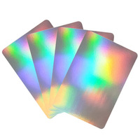 Anpassbare Bedruckbare CR80 PVC-ID-Karte Holografisches Overlay-Tag NFC & RFID Chip 1k Hologramm Visitenkarte