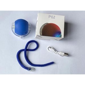 Pawfect Bedding Company <b>Interactive</b> Cat <b>Toy</b> Ball Chaser Led Rechargeable Usb Blue P02 - Product Image 1