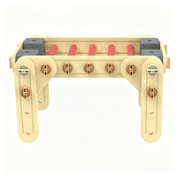 Blocs de construction en bois torsadables et sécurisés, ensemble de construction modulaire pour enfants, fabrication de modèles et exploration DIY