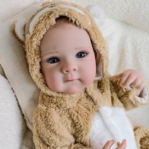 Muñeca Bebé Reborn Realista de 48 cm, Recién Nacida, de Vinilo Suave, de Silicona, para Niñas, Regalo para Niños - Product Image 3