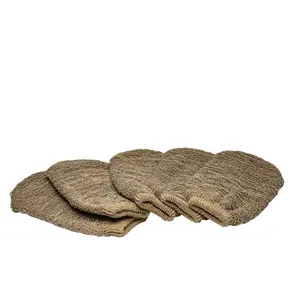 Guantes de baño exfoliantes de pelo de caballo, 100% naturales y ecológicos, para piel muerta