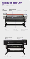 Impresora de Gran Formato MOOTOOM para Impresión de Papel Tapiz, 1.6m 5 pies 63 Pulgadas, Impresora Digital Eco Solvente