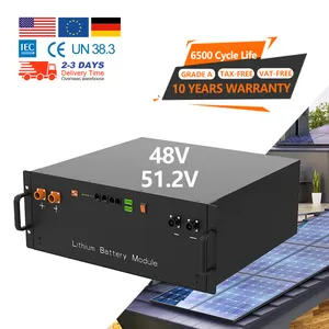 Gratis Verzending Eu Usa Japan Voorraad 48V 100ah Lifepo4 5kwh Energieopslagbatterij 512V 100ah 5120wh Lifepo4-batterij