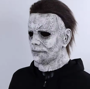Masque d'horreur <span class=keywords><strong>Michael</strong></span> <span class=keywords><strong>Myers</strong></span> pour cosplay, costume d'Halloween, masque intégral en latex, accessoire effrayant pour fête - Product Image 2