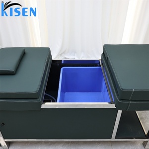KISEN Lit de lavage multifonctionnel moderne pour salon de beauté, table de massage thaïlandaise, spa capillaire japonais, thérapie aquatique avec réservoir - Product Image 2