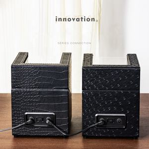 Premium Motor automático mecánico <span class=keywords><strong>reloj</strong></span> pulsera Winder clásico hogar <span class=keywords><strong>reloj</strong></span> vibrador rotatorio con cuero/PU Funda de cuero - Product Image 5