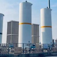Vaporisateur d'air ambiant pour oxygène liquide cryogénique, pompe PLC, télécommande, sécurité, économie d'énergie, largement utilisé pour les gaz LOX/LAR/LIN/LNG/LPG