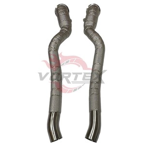 Tubo de Escape de Acero Inoxidable VORTEX 304 Sin CEL, Ajuste Directo para Ferrari F12 812 6.3L 6.5L V12 2012-2023 - Product Image 3